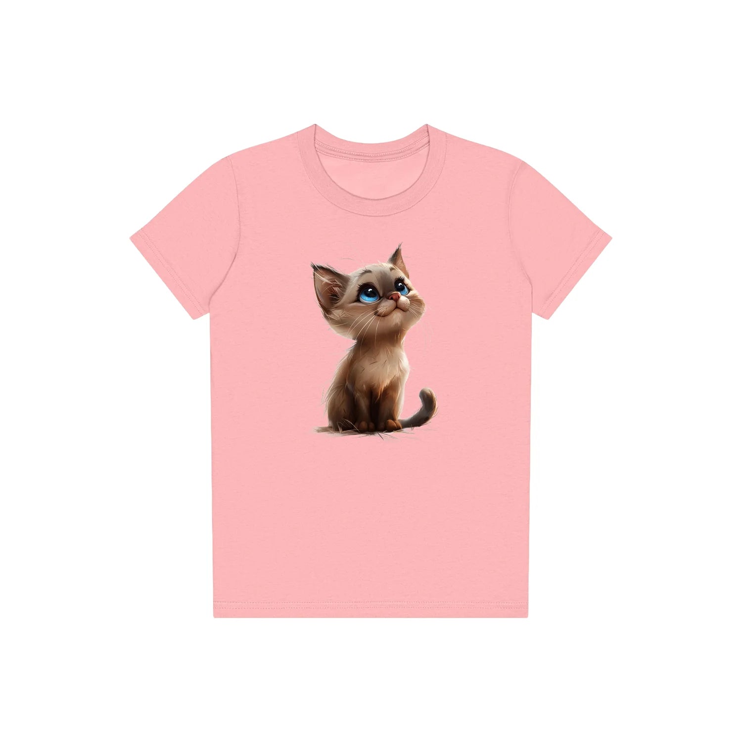 T-shirt Cat graphic 0028 - Pink