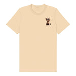 T-shirt Cat graphic 0028 - Soft Cream