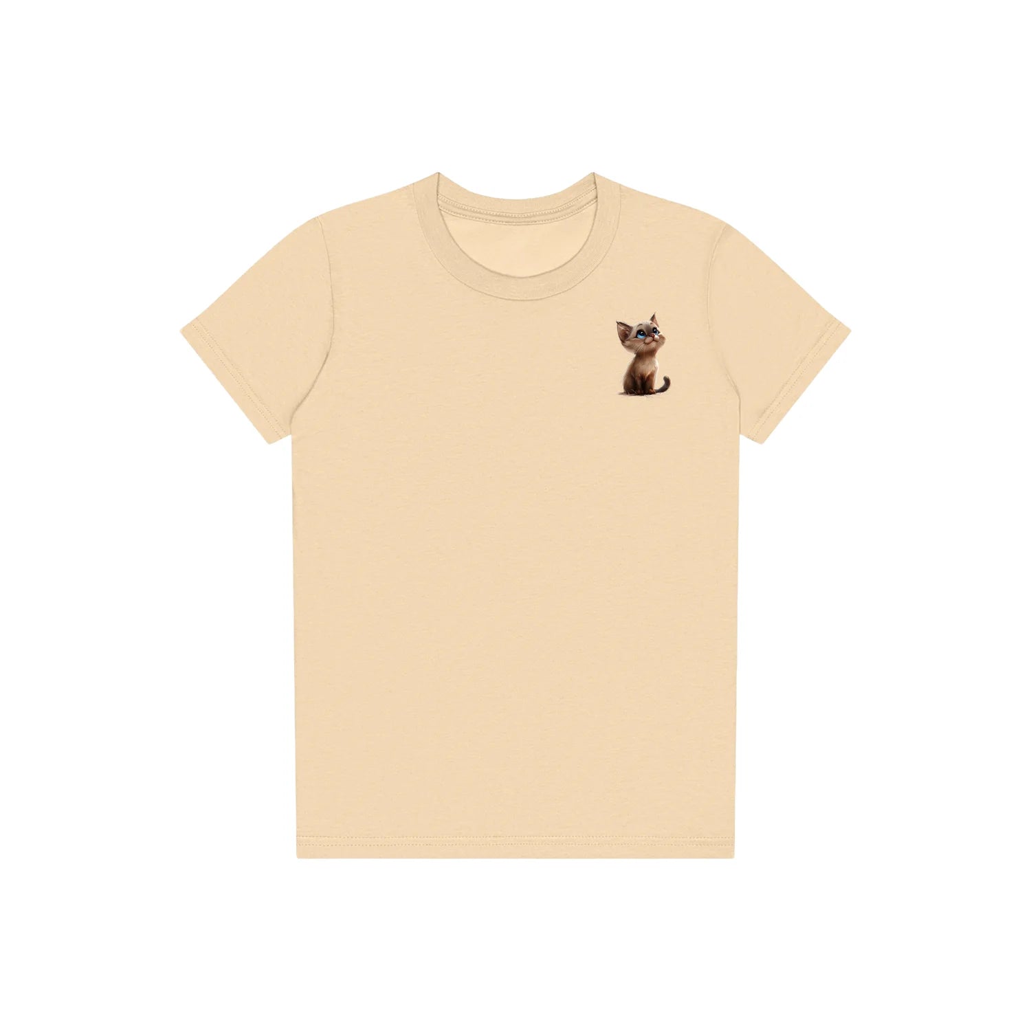 T-shirt Cat graphic 0028 - Soft Cream