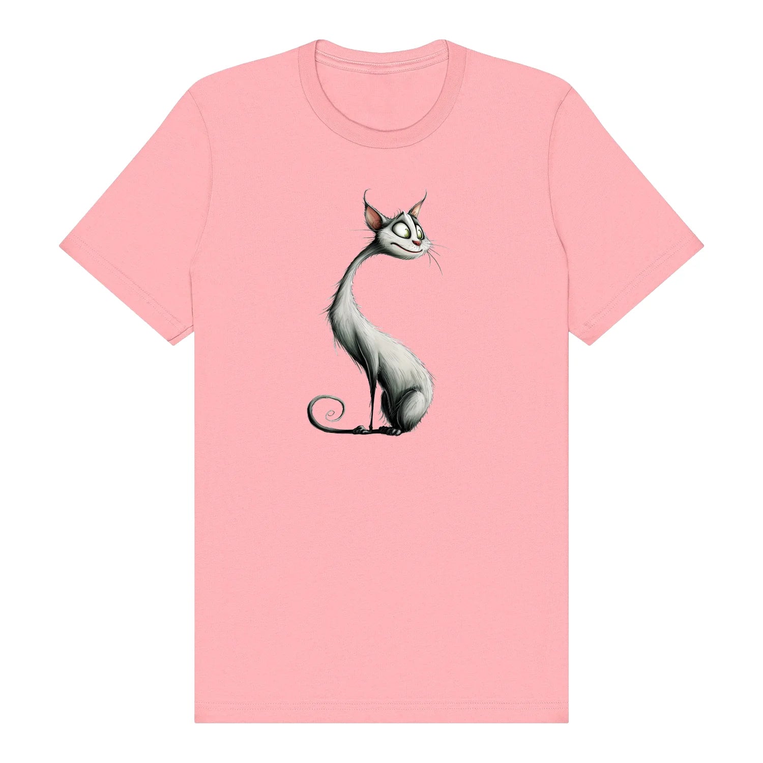 T-shirt Cat graphic 0029 - Pink