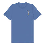 T-shirt Cat graphic 0030 - Columbia Blue