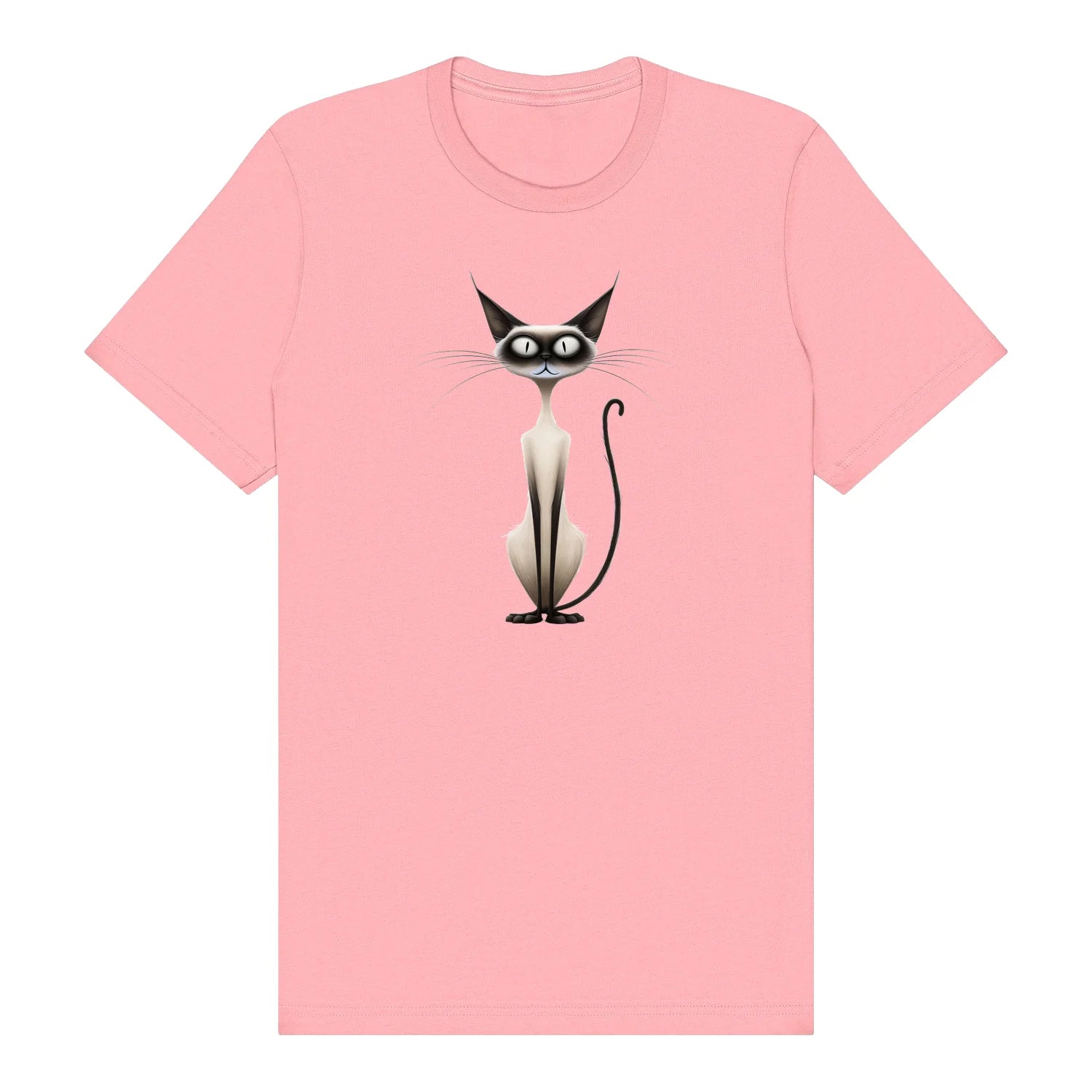 T-shirt Cat graphic 0030 - Pink
