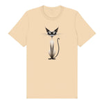 T-shirt Cat graphic 0030 - Soft Cream