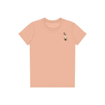 T-shirt Cat graphic 0031 - Peach
