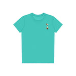 T-shirt Cat graphic 0031 - Teal