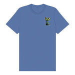 T-shirt Cat graphic 0033 - Columbia Blue