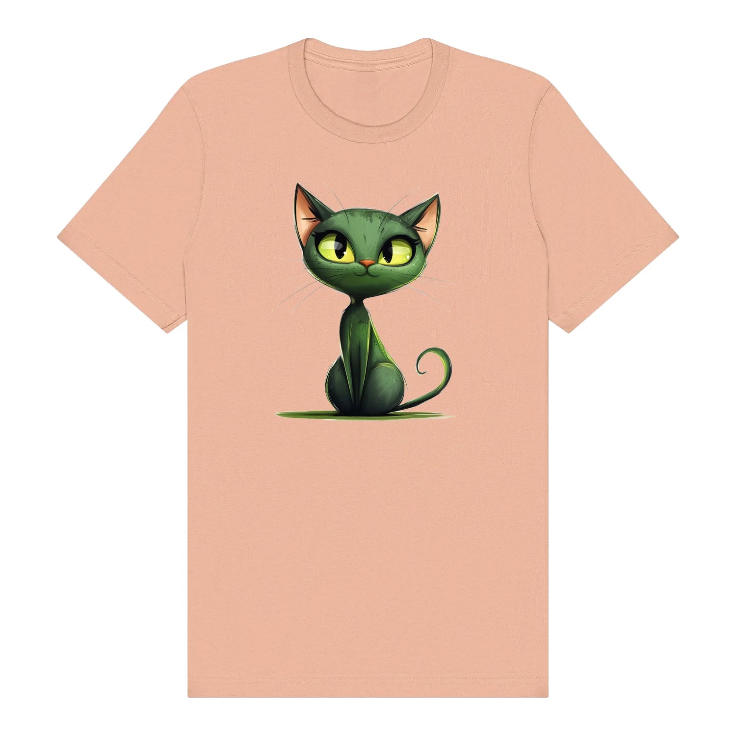 T-shirt Cat graphic 0033 - Peach