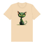 T-shirt Cat graphic 0033 - Soft Cream