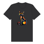 T-shirt Cat graphic 0034 - Dark Grey