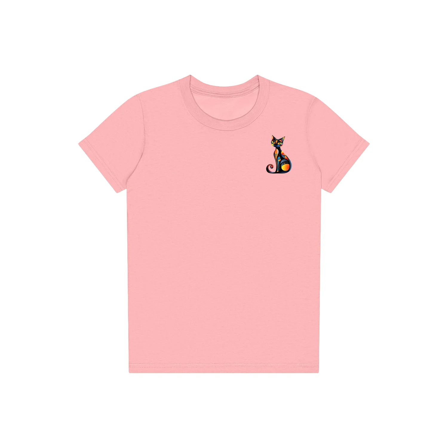 T-shirt Cat graphic 0034 - Pink
