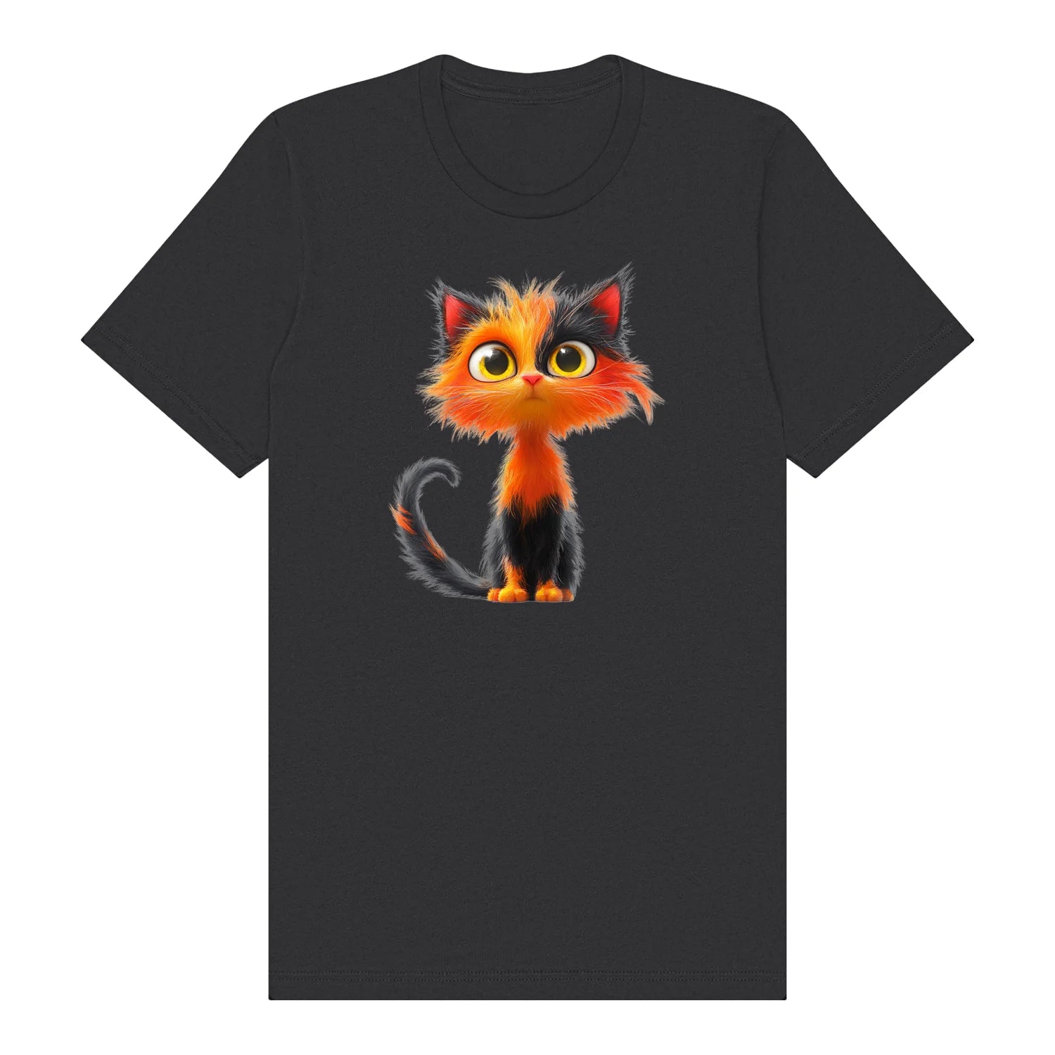 T-shirt Cat graphic 0035 - Dark Grey