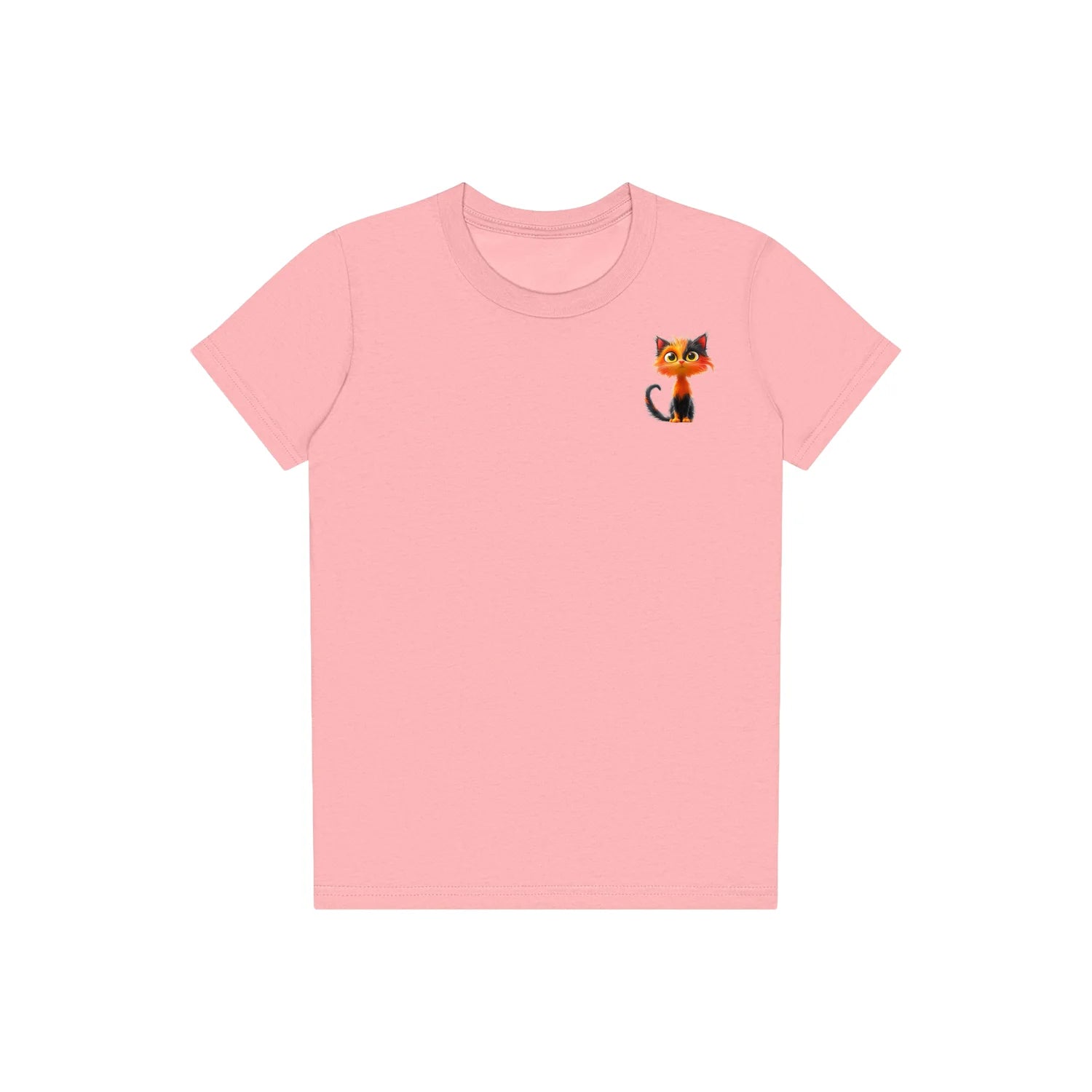 T-shirt Cat graphic 0035 - Pink