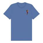 T-shirt Cat graphic 0036 - Columbia Blue