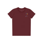 T-shirt Cat graphic 0036 - Maroon