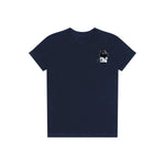 T-shirt Cat graphic 0037 - Navy