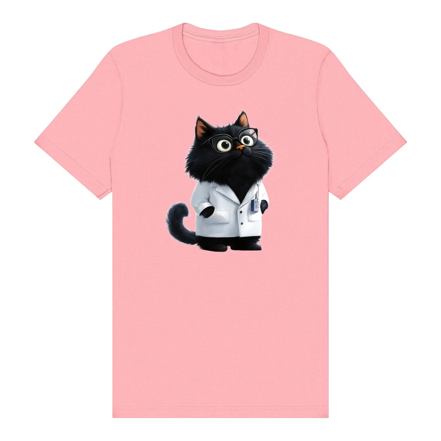 T-shirt Cat graphic 0037 - Pink