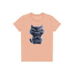 T-shirt Cat graphic 0038 - Peach