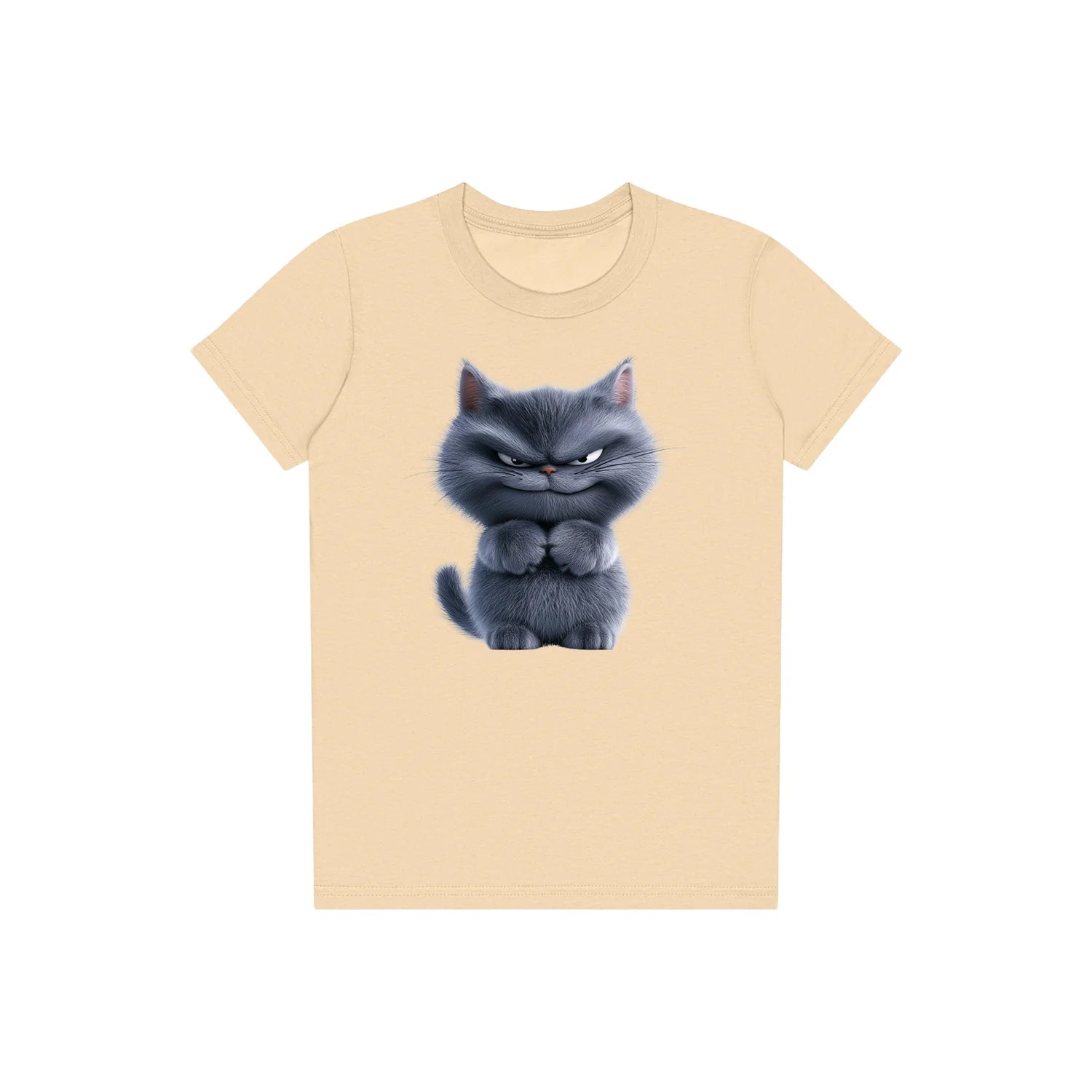 T-shirt Cat graphic 0038 - Soft Cream