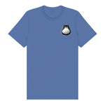 T-shirt Cat graphic 0039 - Columbia Blue