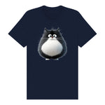 T-shirt Cat graphic 0039 - Navy