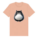 T-shirt Cat graphic 0039 - Peach