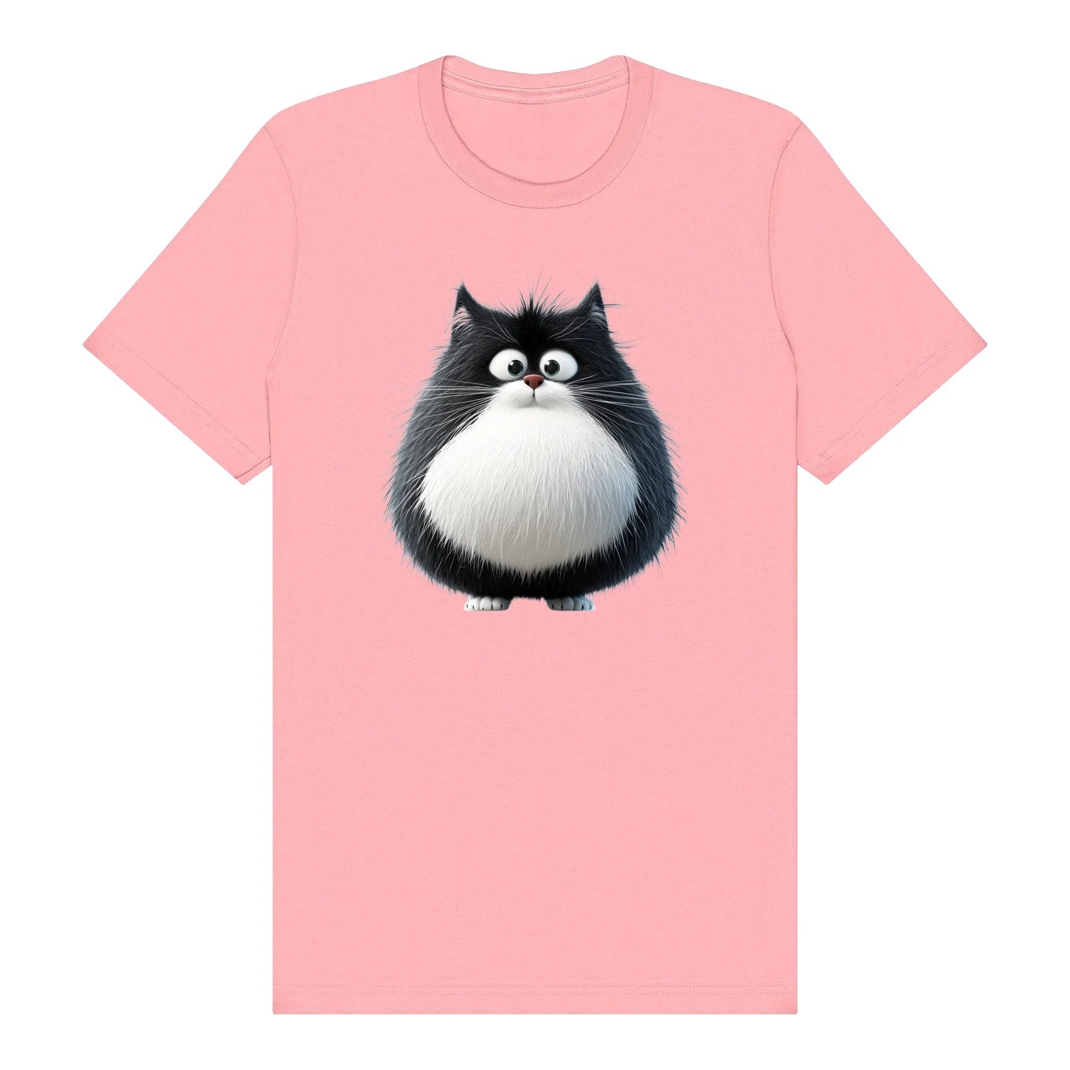T-shirt Cat graphic 0039 - Pink