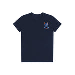 T-shirt Cat graphic 0040 - Navy