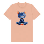 T-shirt Cat graphic 0040 - Peach