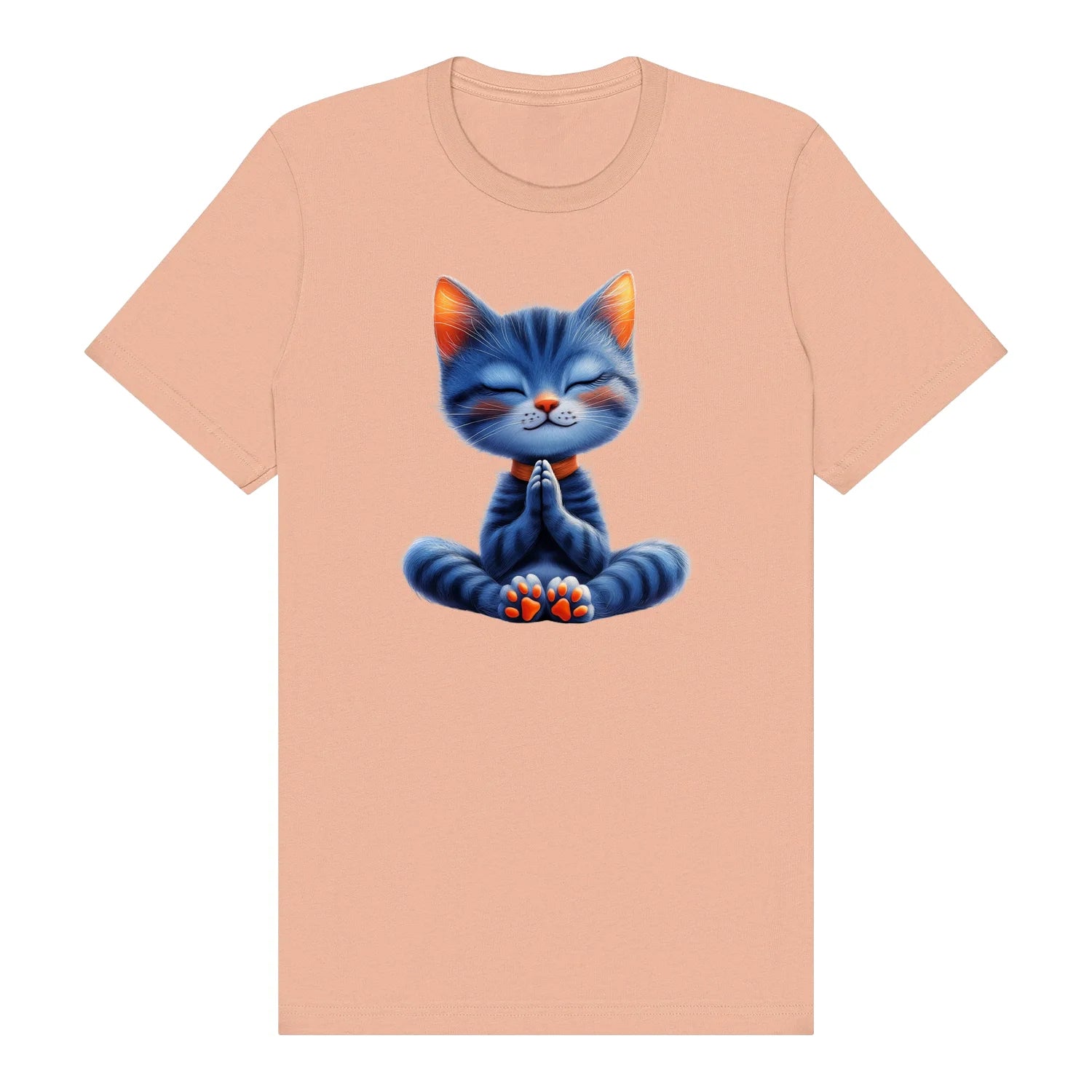 T-shirt Cat graphic 0040 - Peach