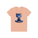 T-shirt Cat graphic 0040 - Peach