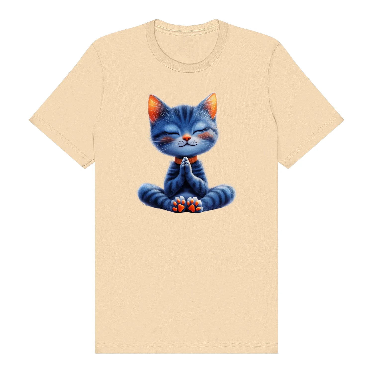 T-shirt Cat graphic 0040 - Soft Cream