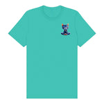 T-shirt Cat graphic 0040 - Teal