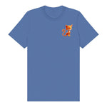 T-shirt Cat graphic 0041 - Columbia Blue
