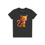 T-shirt Cat graphic 0041 - Dark Grey