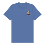 T-shirt Cat graphic 0042 - Columbia Blue