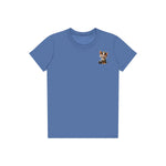 T-shirt Cat graphic 0042 - Columbia Blue