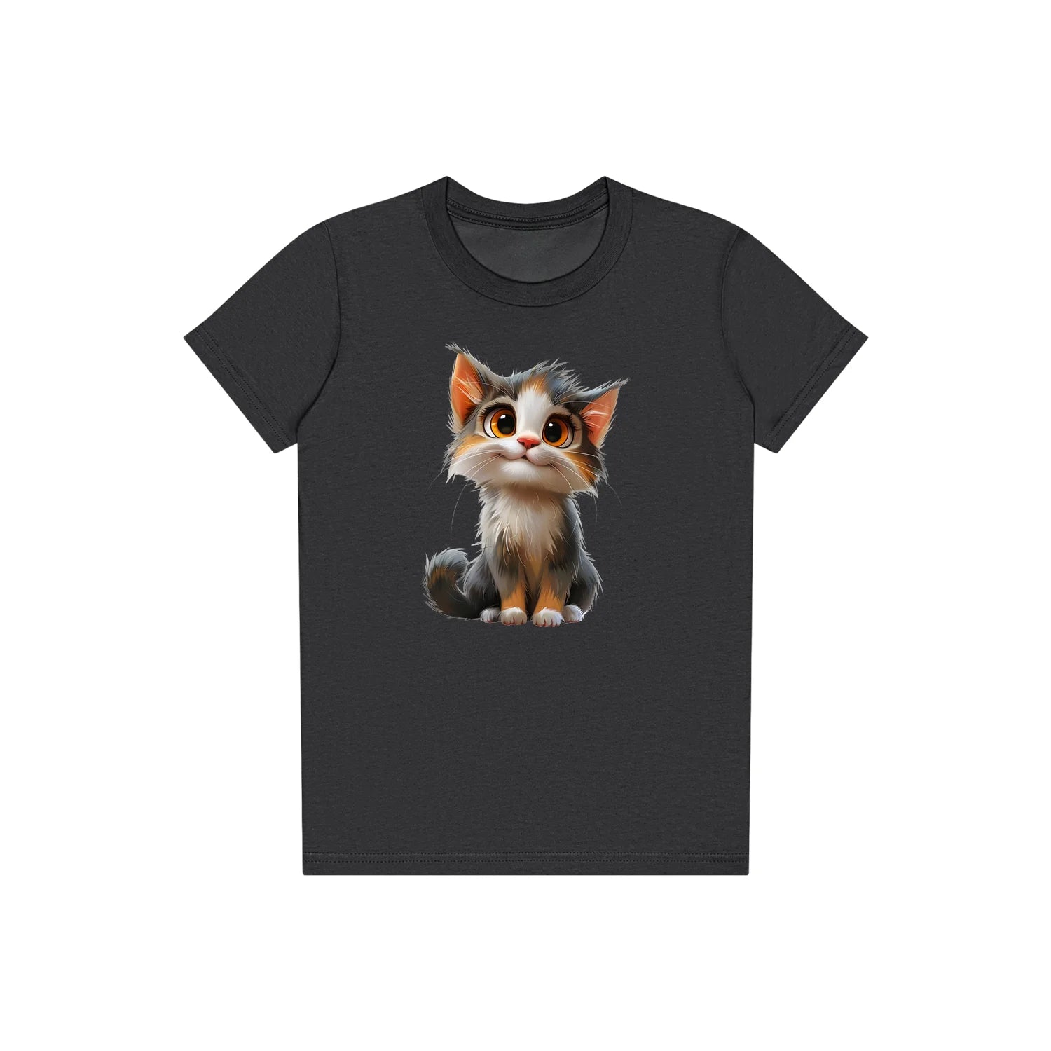 T-shirt Cat graphic 0042 - Dark Grey