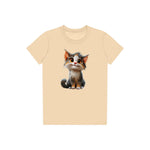 T-shirt Cat graphic 0042 - Soft Cream