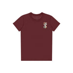 T-shirt Cat graphic 0043 - Maroon