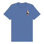 T-shirt Cat graphic 0044 - Columbia Blue