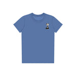 T-shirt Cat graphic 0045 - Columbia Blue