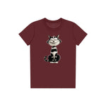 T-shirt Cat graphic 0045 - Maroon