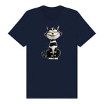 T-shirt Cat graphic 0045 - Navy