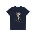 T-shirt Cat graphic 0045 - Navy