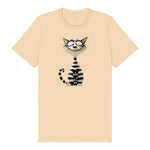 T-shirt Cat graphic 0046 - Soft Cream