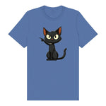 T-shirt Cat graphic 0047 - Columbia Blue