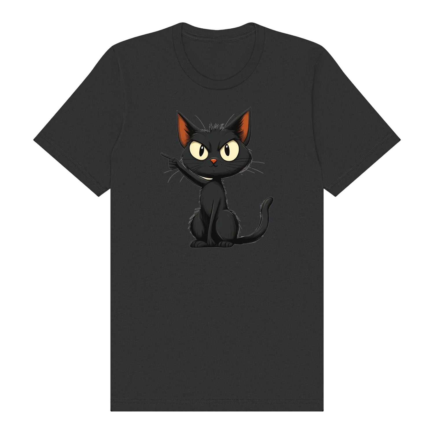 T-shirt Cat graphic 0047 - Dark Grey