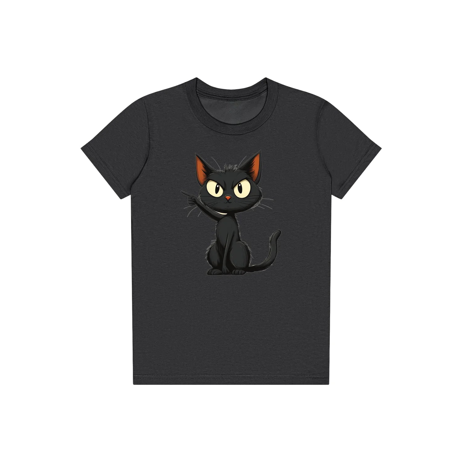 T-shirt Cat graphic 0047 - Dark Grey