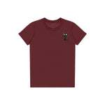 T-shirt Cat graphic 0047 - Maroon