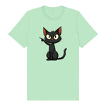 T-shirt Cat graphic 0047 - Mint